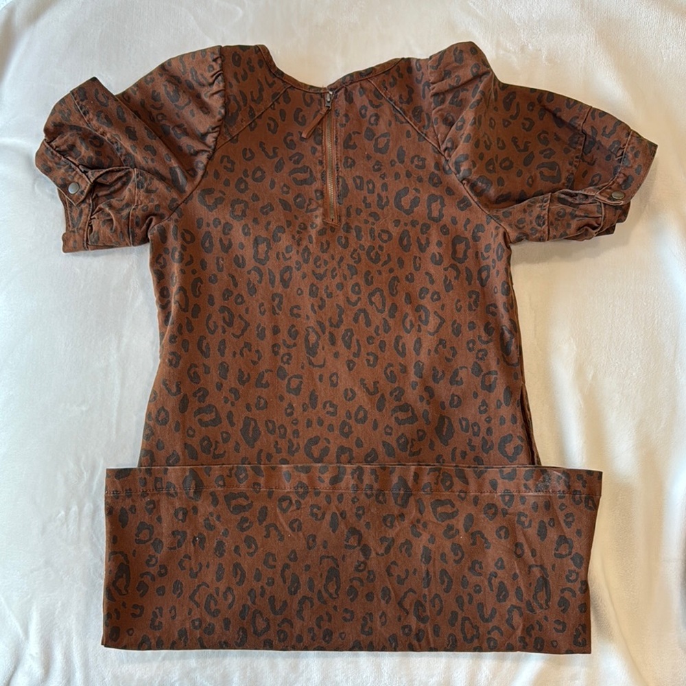 Universal Thread Brown Leopard Print Mini Dress - image 2